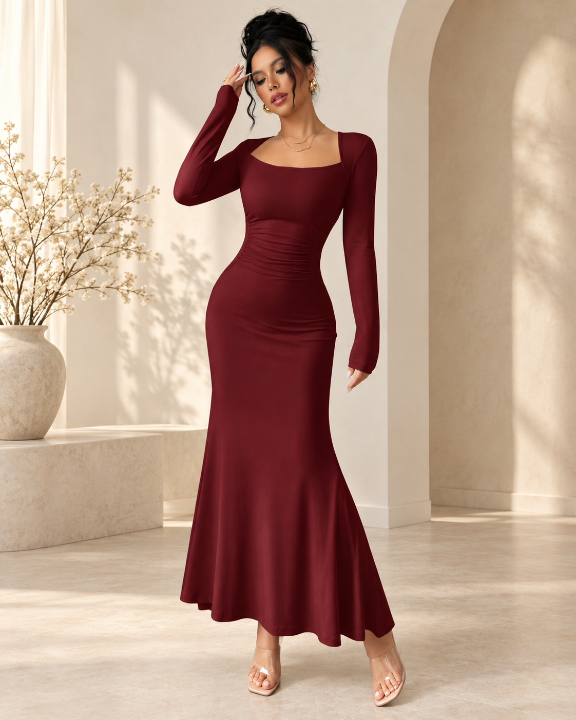 The Aurelia Long Sleeve Maxi